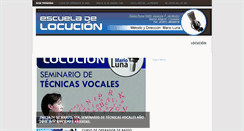 Desktop Screenshot of escueladelocucion.com.ar